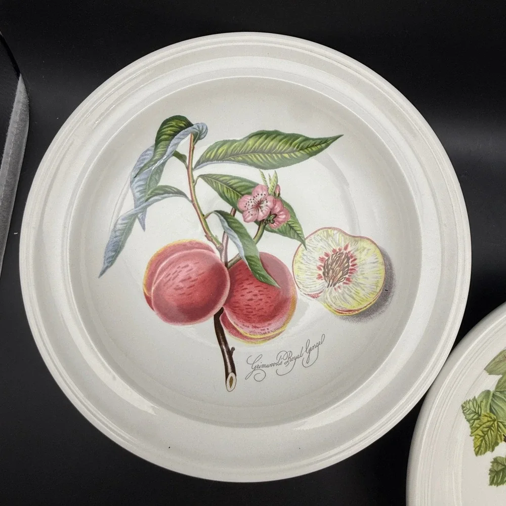 Vintage Portmeirion Pomona Pasta Bowls Set of 2 8.5